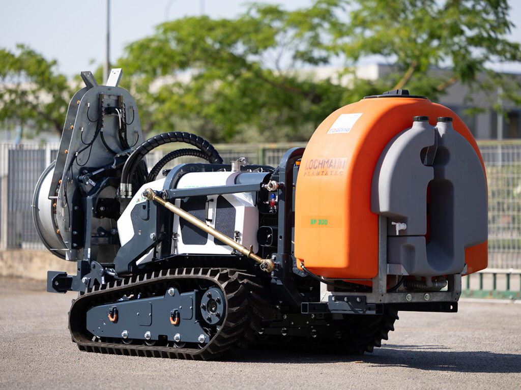 L’atomizzatore per robot portattrezzi è progettato per trattamenti fitosanitari in vigneti, frutteti e colture specializzate.